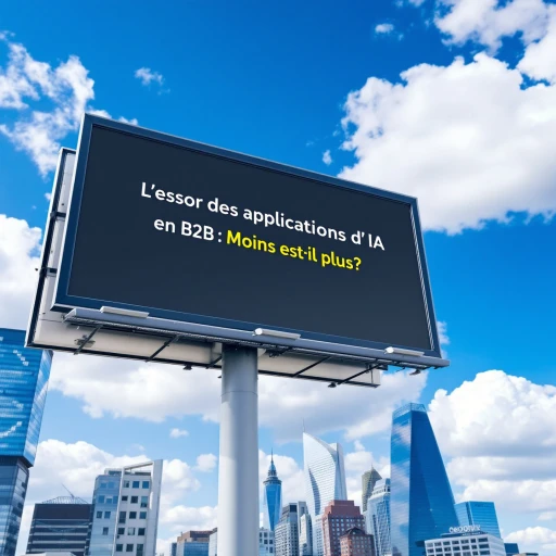 L'essor des applications d'IA générative en B2B : Moins est-il plus ?