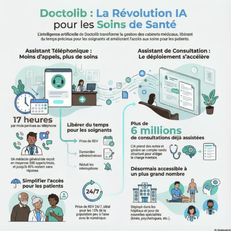 De l'hôpital aux cabinets libéraux : Doctolib accélère le déploiement de ses Assistants IA pour redonner du temps de soin