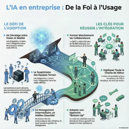 Éviter l'échec : impliquer l'ensemble de la chaîne de valeur autout de l'ia, de l'employé au PDG