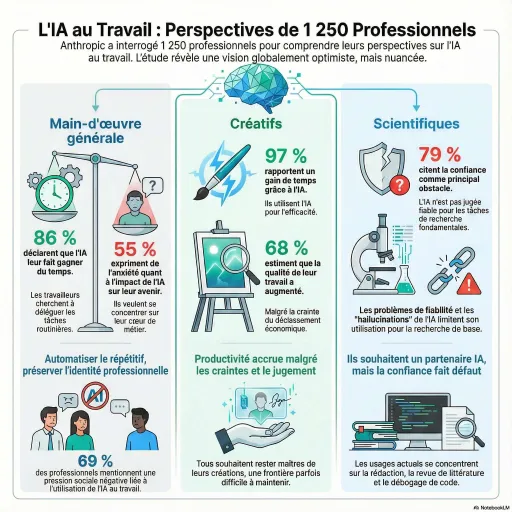 L'IA au Travail : Ce Que Pensent Vraiment les Professionnels