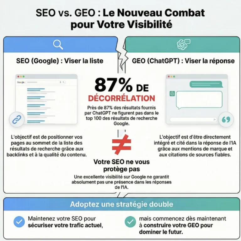 Naviguer entre SEO et GEO : La Quête Incontournable de la Visibilité Numérique