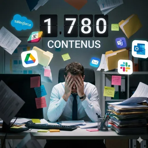 Pourquoi l'Infobésité Paralyse le Commercial Moderne et comment l'IA peut y remedier