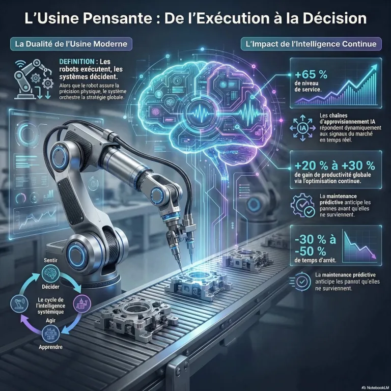 L'Usine qui Pense : Pourquoi le Futur de la Fabrication n'est plus une Question de Bras, mais de Décisions