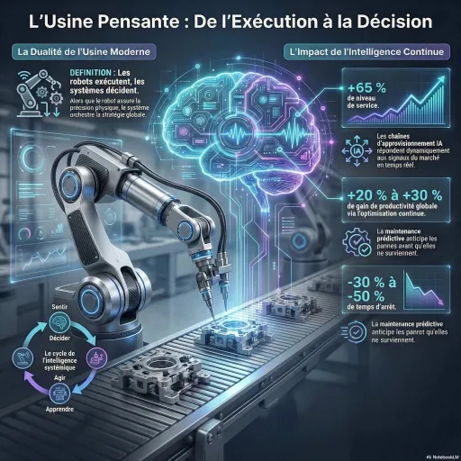 L'Usine qui Pense : Pourquoi le Futur de la Fabrication n'est plus une Question de Bras, mais de Décisions
