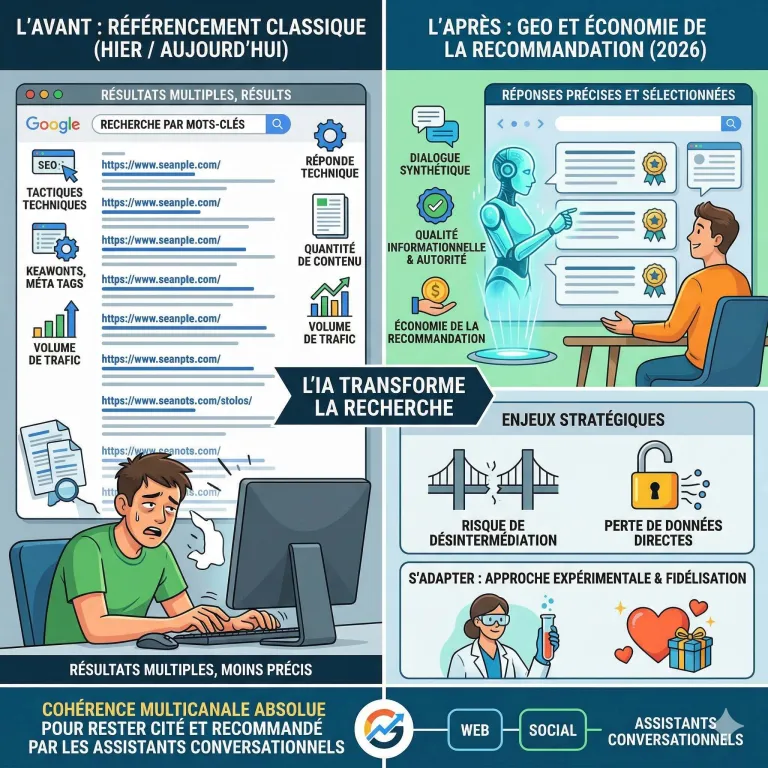 Du SEO au GEO : Pourquoi 2026 marque la fin de la recherche telle que nous la connaissons