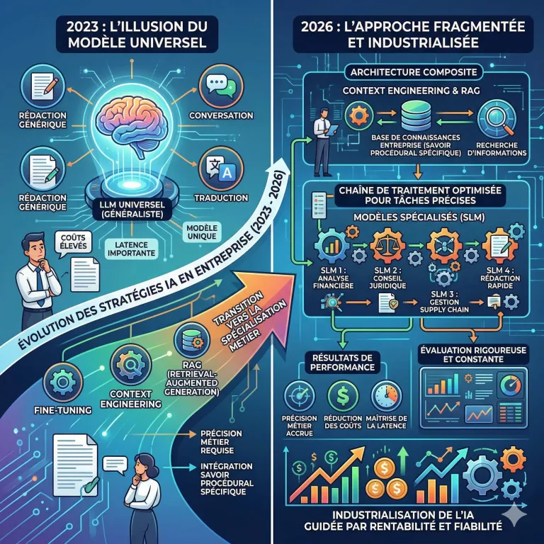 L'IA « bonne à tout faire » est morte : Pourquoi 2026 marque le sacre de la spécialisation