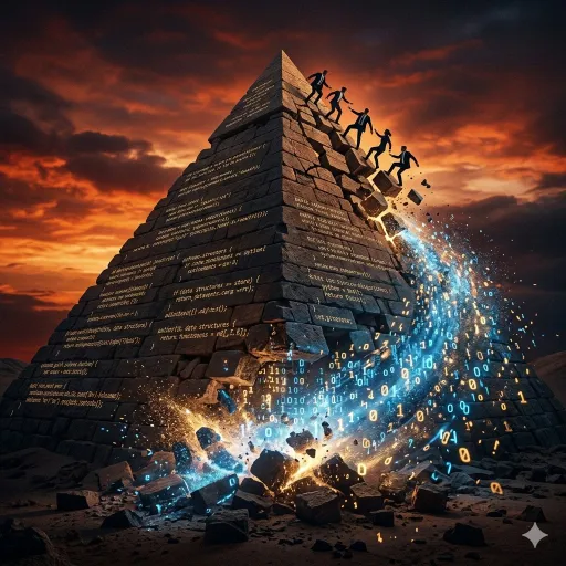 La chute de la pyramide : Comment l'IA redessine l'avenir du conseil