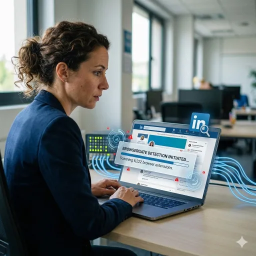BrowserGate : Comment l'IA DE LinkedIn a transformé votre navigateur en terminal d'espionnage industriel