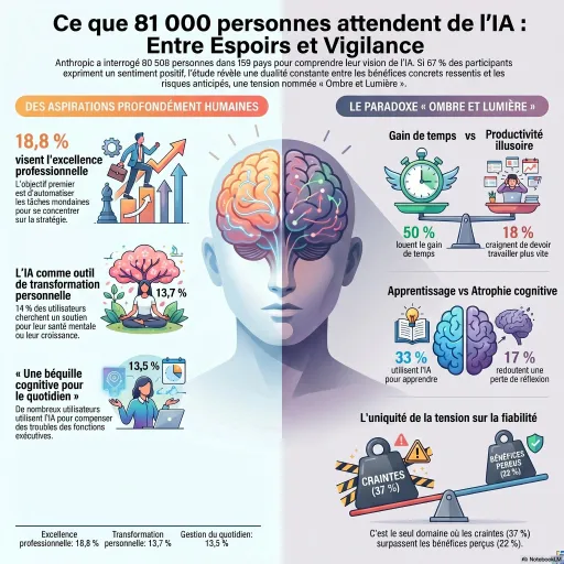 Ce que 81 000 humains attendent vraiment de l’IA : Les révélations d'une étude sans précédent