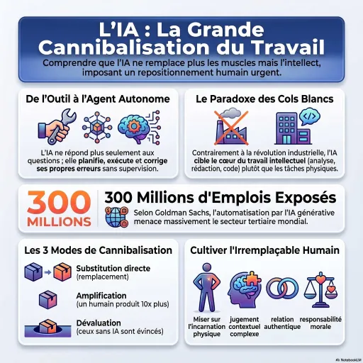 Le paradoxe du col blanc : quand l'IA dévore le travail intellectuel