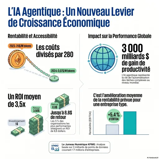 L’IA Agentique : Pourquoi nous sous-estimons le choc économique à 3 000 milliards de dollars